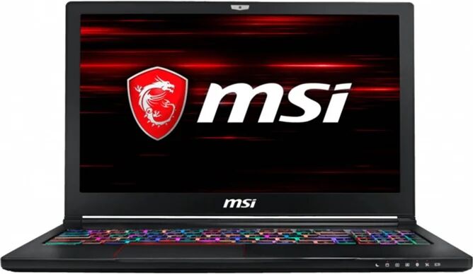 MSI Portátil Gaming MSI GS63 Stealth 8RE-063XES (Intel Core i7-8750H - NVIDIA GeForce GTX 1060 - RAM: 16 GB - 512 GB SSD - 15.6'')