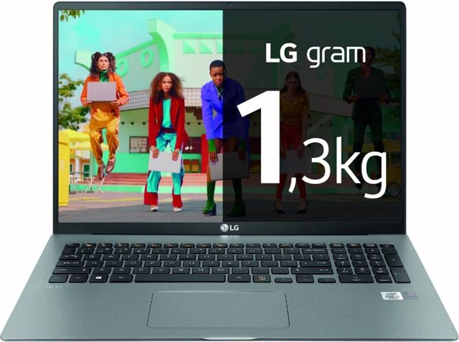 LG Portátil LG Gram 17Z95N-G.AA78B (17'' - Intel Core i7-1165G7 - RAM: 16 GB - 512 GB SSD - Intel Iris Plus 655)