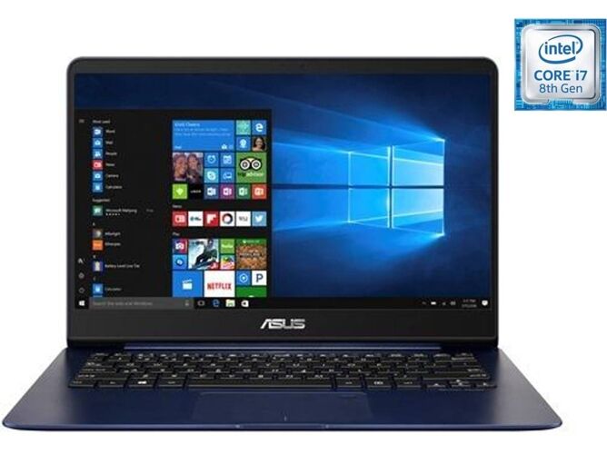 Asus Portátil ASUS ZenBook UX430U-GV264T (Caja Abierta - 14'' - Intel Core i7-8550U - RAM: 8 GB - 256 GB SSD - Intel UHD 620)