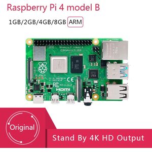 Raspberry Pi 4 modèle B 4B original  RAM 1 Go 2 Go 4 Go 8 Go Core 1.5 mesurz 4K  compatible Micro