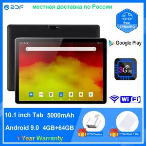 BDF – tablette pc de 10.1 pouces  android 9.0  4 go de RAM  64 go de ROM  3G  4G  carte sim  appel