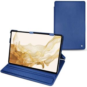 Noreve Housse cuir Samsung Galaxy Tab S8 Évolution Bleu Océan PU