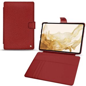 Noreve Housse cuir Samsung Galaxy Tab S8 Ambition Tomate