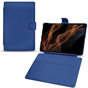 Noreve Housse cuir Samsung Galaxy Tab S8+ Évolution Bleu Océan PU