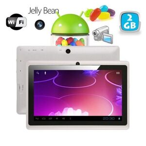 Tablette Tactile 7 Pouces Multi Touch Android 4.1 Google Play Wifi 3D Blanc RAM  ROM  - YONIS - Neuf