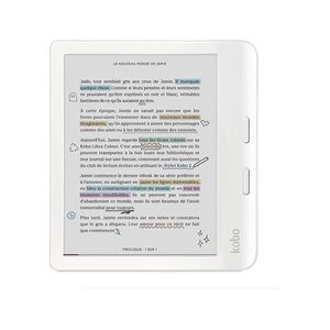 Liseuse numerique Kobo by Fnac Libra Colour 7'' 32 Go Blanc - Publicité