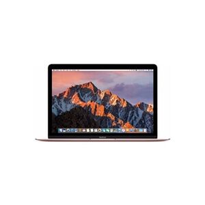 Apple MacBook 12" 256 Go SSD 8 Go RAM Intel Core m3 bicour à 1.2 GHz Or Rose Reconditionné 2017 - Publicité