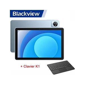 Blackview Tab 70 WiFi Tablette Tactile 10.1 pouces Android 13 2.4G+5G WiFi6, RAM 6 Go ROM 64 Go/SD 1 To 6580mAh Bleu Avec Clavier K1 - Publicité