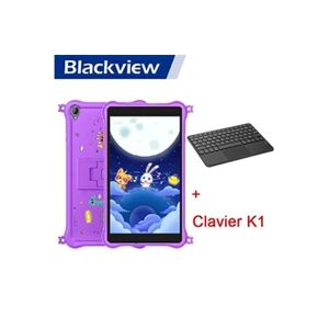 Blackview Tab 50 Kids Tablette Enfant 8 HD 6Go+64Go/SD 1To 5580mAh Android 13 Wifi Contrôle Parental Violet Avec Clavier K1 - Publicité