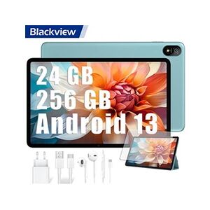 Blackview Tab 18 Tablette Tactile 11.97 pouces Android 13 2.4G+5G Wifi, RAM 24 Go ROM 256 Go/SD 1 To 8800mAh Tablette PC - Vert - Publicité