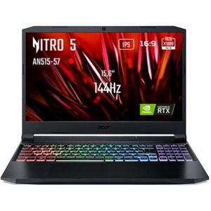 Acer gaming Nitro 5 AN515-57 15.6" FHD 144Hz Intel Core i7 11800H RAM 16 Go DDR4 512 Go SSD GeForce RTX 3070 - Publicité