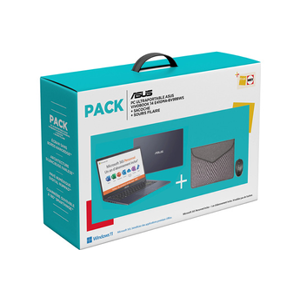 Asus Pack FNAC-DARTY VivoBook E410MA 14" FHD Intel Celeron N4020 RAM 4 Go DDR4 128 Go eMMC Technologie Numpad + Pochette de transport + Souris filaire - Publicité