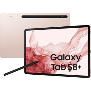 Samsung Galaxy Tab S8+ 5G SM-X806B LTE 128 Go 31,5 cm (12.4 ) Qualcomm Snapdragon 8 Go Wi-Fi 6 (802.11ax) Android 12 Rose doré - Neuf - Publicité