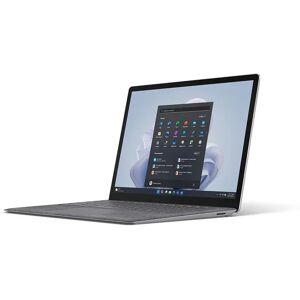 Microsoft Surface Laptop 5 i7-1265U Ordinateur portable 34,3 cm (13.5 ) Écran tactile Intel® Core? i7 16 Go LPDDR5x-SDRAM 512 Go SSD Wi-Fi 6 (802.11ax) Windows 11 Pro Platine - Neuf - Publicité