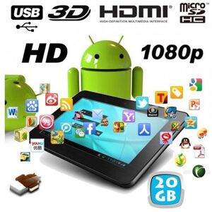 Tablette Tactile 7 Pouces Full HD 1080P 3D Écran Capacitif Android 24Go Avi Jpeg YONIS