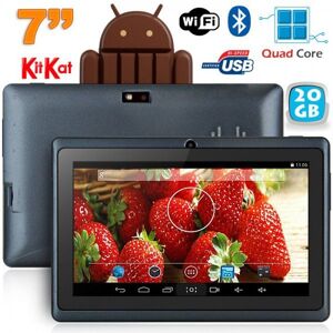 Tablette Tactile 7 Pouces Quad Core Bluetooth 1Go Ram Android Lollipop 24Go Noir - YONIS