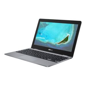 ASUS Chromebook 12 C223NA-GJ0010 - Celeron N3350 1.1 GHz 4 Go RAM 32 Go SSD Gris - Publicité