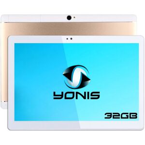 Tablette 4G Multimédia 10' Android 7.0 Octacore 32Go Stockage Double Sim Or + SD 8Go YONIS