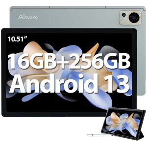 AINUEVO Tab S9 Android 13 Tablette 16Go RAM+256Go ROM (TF 1To) 8050mAh 10.51" Tablette Gaming Dual SIM 4G LTE/5G WiFi/ GPS - Gris - Publicité