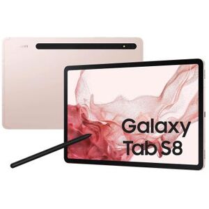 Samsung Galaxy Tab S8 (X706B) 5G 256Go rose doré - neuf or - Publicité