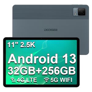 DOOGEE T10 Plus Tablette Android 13, 20GB RAM+256GB ROM(1TB TF), Écran 2K  de 10,51, 8250mAh Tablette Tactile, Caméra 13MP, TÜV Certificat, Dual 4G  LTE+5G WiFi Tablette, Widevine L1/Face ID : : Informatique