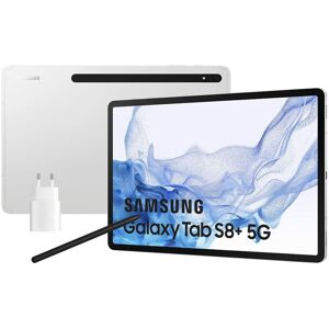 Tablette Samsung Galaxy Tab S8 Plus 5G Argenté 5G 8 GB 128 GB 8 GB RAM - Publicité