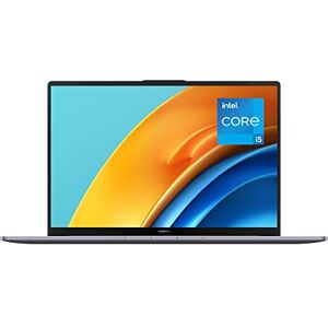 Huawei Matebook D16 Ordinateur portable 16" Windows 11 Intel Core i5-12450H 12e génération avec 8 Go de RAM et 512 Go de stockage SSD Écran Full View  avec caméra grand angle 1080p Gris - Publicité