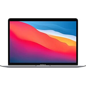 Apple Late 2020 MacBook Air with M1 Chip (13.3 inch, 8GB RAM, 256GB SSD) (QWERTY Englishe US) Silver (Renewed) - Publicité