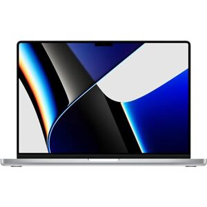 Apple 2021  MacBook Pro avec  M1 Pro Chip (16-pouces, 16GB RAM, 1TB SSD stockage) (AZERTY France) Argent (Reconditionné) - Publicité