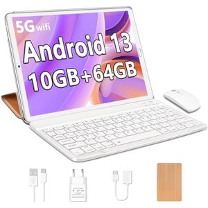 FACETEL Tablette Android 13 Tablette 10 Pouces avec 5G WiFi, 12Go