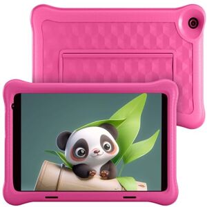 Yicty Tablette pour Enfants de 8 Pouces Android 12 Quad-Core 2 Go de RAM écran HD 1280x800 IPS Double caméra 4000mAh avec Housse de Protection (Rose) - Publicité