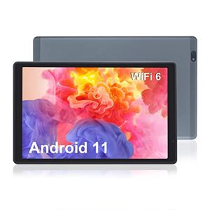 CWOWDEFU Tablette 10,1 Pouces,Android 11 Tablettes 5G+AX WiFi 6,3GB RAM 32GB stockage ROM,Écran IPS HD 1280x800,Processeur Quad Core,appareil photo 5MP+8MP,Bluetooth 5.0,Batterie 6000 mAh,corps en métal (gris) - Publicité