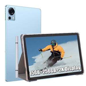 DOOGEE T20 Tablette (2024), 15GB RAM + 256GB ROM (TF 1TB) Octa-Core, Batterie 8300mAh, 10,4 2K Plein écran Pollici, Dual 4G LTE/SIM, 16MP + 8MP, GPS Face ID OTG Bleu - Publicité