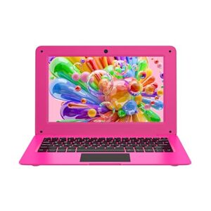 TOPOSH 10.1 Pouces Ordinateur Portable Fille Version PC Netbook, Intel Celeron N4000, 8gb RAM 64gb SSD, Prend en Charge Windows 10, Multi Language Pack Mount Keyboard Stickers- Rose - Publicité