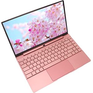 Bewinner Ordinateur Portable 14 Pouces, Fenêtre 11 Ordinateur Portable Rose LPDDR4 12 Go pour N5095CPU avec écran IPS 2K, Microphone Intégré avec Clavier Rétroéclairé et Pavé Tactile, - Publicité