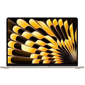 Apple 2023 MacBook Air Portable avec Puce M2 : Écran Liquid Retina de 15,3 Pouces, 8 Go de RAM, 512 Go de Stockage SSD, caméra FaceTime HD 1080p. Compatible avec l’iPhone/iPad ; Lumière stellaire - Publicité