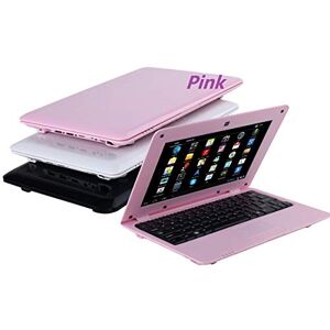 Bigmachine Ordinateur Portable 10" Android 6.0 Quad Core Ordinateur Portable Mini Netbook 8 Go Wi-FI Webcam Netflix Youtube Flash Ultra Fin (Rose) - Publicité