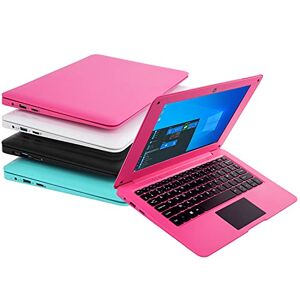 Bigmachine Windows 10 Ordinateur Portable Mini 10,1 Pouces 32 Go Clavier AZERTY Français Ultra Mince et léger Netbook Intel Quad Core PC HDMI Webcam Netflix Youtube (Rose) - Publicité