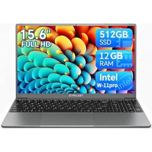 Teclast F16Plus Ordinateur Portable 15,6 Pouces FHD, PC Portatile Clavier Rétroéclairé, 12 Go RAM 512 Go SSD, Intel Quad-Core N4120 Up to 2.6 Ghz, 2.4G/5G WiFi, BT4.2, Type C, USB3.0, Laptop - Publicité