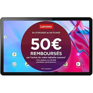 LENPY Lenovo Tab P11 5G Tablette Tactile 11'' 2K LCD (Processeur Qualcomm Snapdragon 750G 8Coeurs, 8 Go de RAM, UFS 256Go, Qualcomm Adreno 619 GPU, Android 11, 5G, WiFi+Bluetooth) Gris foncé - Publicité