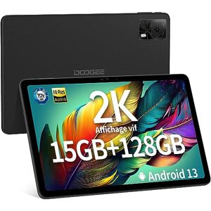 DOOGEE Tablette Android 13 T20S, 10.4" 2K, 15GB+128GB/TF 1TB, 7500mAh Tablette, TÜV Certificat, 13MP+5MP, Octa Core, Dual 4G LTE+5G WiFi Tablette Tactile, Widevine L1/OTG/Face ID - Publicité