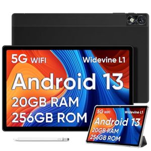 DOOGEE T10 Plus Tablette Android 13, 20GB RAM+256GB ROM(1TB TF), Écran 2K de 10,51", 8250mAh Tablette Tactile, Caméra 13MP, TÜV Certificat, Dual 4G LTE+5G WiFi Tablette, Widevine L1/Face ID - Publicité