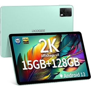 DOOGEE Tablette Android 13 T20S, 10.4" 2K, 15GB+128GB/TF 1TB, 7500mAh Tablette, TÜV Certificat, 13MP+5MP, Octa Core, Dual 4G LTE+5G WiFi Tablette Tactile, Widevine L1/OTG/Face ID - Publicité