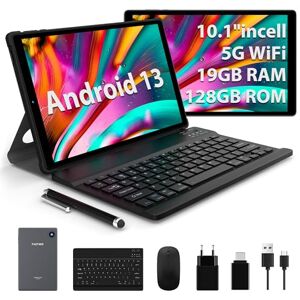 FACETEL Tablette Android 13 Tablette 10 Pouces avec 5G WiFi, 12Go