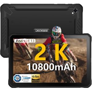 DOOGEE R10 Tablette Incassable avec Stylet Android 13 10.36 Pouces 2.4K, Tablette Tactile Double Sim 4G 15GO+128GO TF 2To 10800mAh Helio G99, 20MP+16MP Caméra, Tablettes IP68 / IP69K/OTG, Noir - Publicité