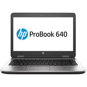 HP ProBook 640 G2 Notebook - Intel Core i5 - 6200U / jusqu'à 2.8 GHz - Win 10 Pro 64 bits - HD Graphics 520 - 4 Go RAM - 128 Go SSD TLC - DVD - 14" 1920 x 1080 (Full HD) - Wi-Fi 5 - 3G - clavier : R.-U. Publicité