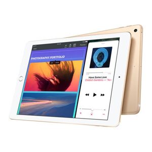 Apple 9.7-inch iPad Wi-Fi - 5ème génération - tablette - 32 Go - 9.7" IPS (2048 x 1536) - or Or - Publicité