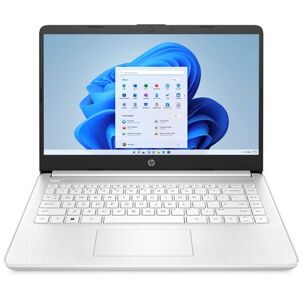 PC Ultra-Portable HP 14s-fq0003nf 14" AMD Ryzen 3 4 Go RAM 128 Go SSD Flocon de neige Coque et base flocon de neige, cadre de clavier blanc neige; Finition du capot et de la base brillante, cadre de clavier en finition moulée à motif vertical brossé - Publicité