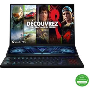 PC Portable Gaming Asus ROG Zephyrus Duo GX650RW-004W 16" WQXGA 165 Hz AMD Ryzen 7 32 Go RAM 1 To SSD Nvidia GeForce RTX 3070Ti TGP 150W Noir Noir - Publicité