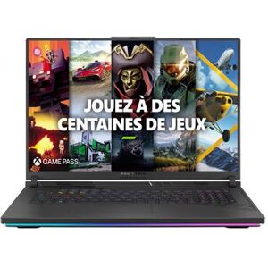 PC portable gaming Asus ROG STRIX-G18-G814JZR-N6008W 18" WQXGA 240 Hz Intel® Core™ i9 32 Go RAM 1 To SSD Nvidia GeForce RTX 4080 Gris Gris - Publicité